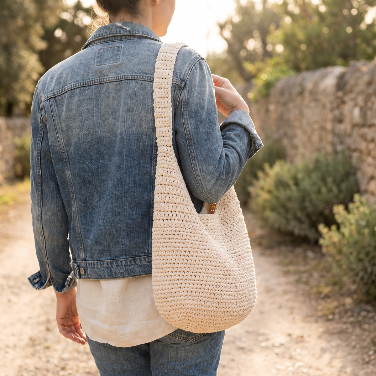 Slouchy Hobo Bag lifestyle
