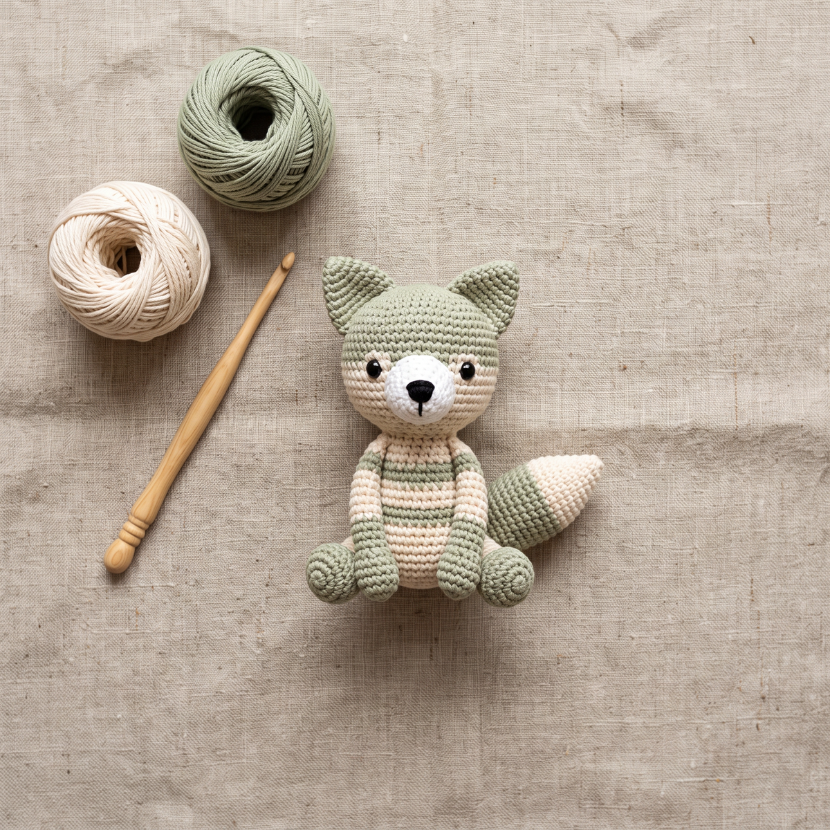 Signature Amigurumi flat-lay