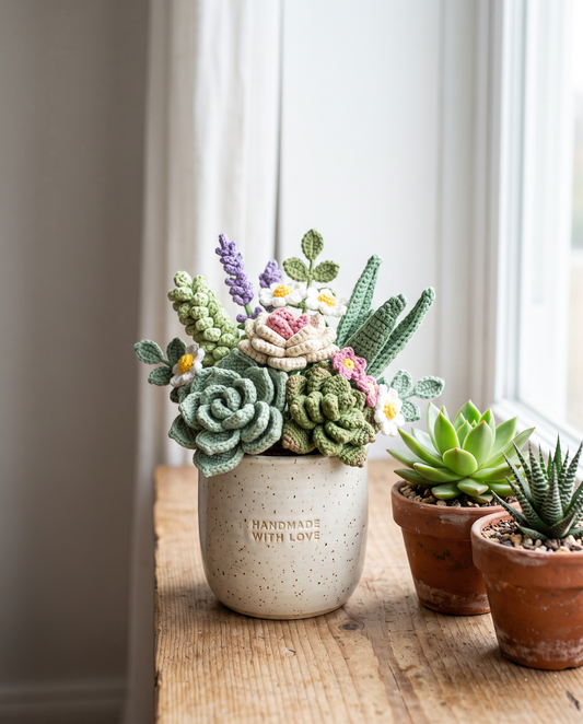 Flower Succulent Arrangement lifestyle